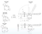 420-3 Yatay Pozisyon Dik Tabanlı Klamp