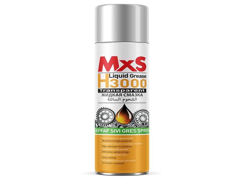 MXS H3000 ŞEFFAF SIVI GRES SPREY 400ML