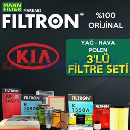 Kia Cerato 1.5 Crdı Mann Filtron Filtre Bakım Seti 2005-2009 (495301360)