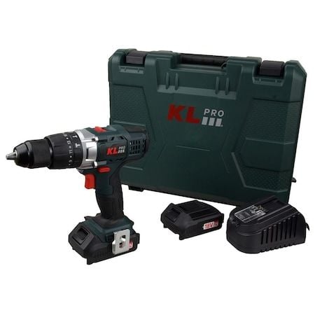 Klpro KLDM1820 18V 2.0 Ah Li-ion Çift Akülü Darbeli Matkap Vidalama
