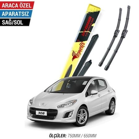 Peugeot 308 İnwells Muz Silecek Takımı 2008-2013