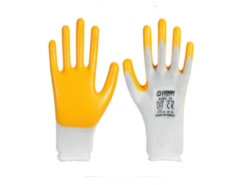 DEMİR ELDİVEN TURUNCU BEYAZ NO 10