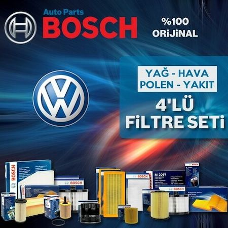 Vw Jetta 1.6 Tdi Bosch Filtre Bakım Seti 2011-2015 Cay Motor