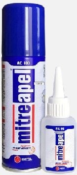 Mitreapel Hızlı Yapıştırıcı 100ml Sprey+25 gr Sıvı EN KÜÇÜK BOY