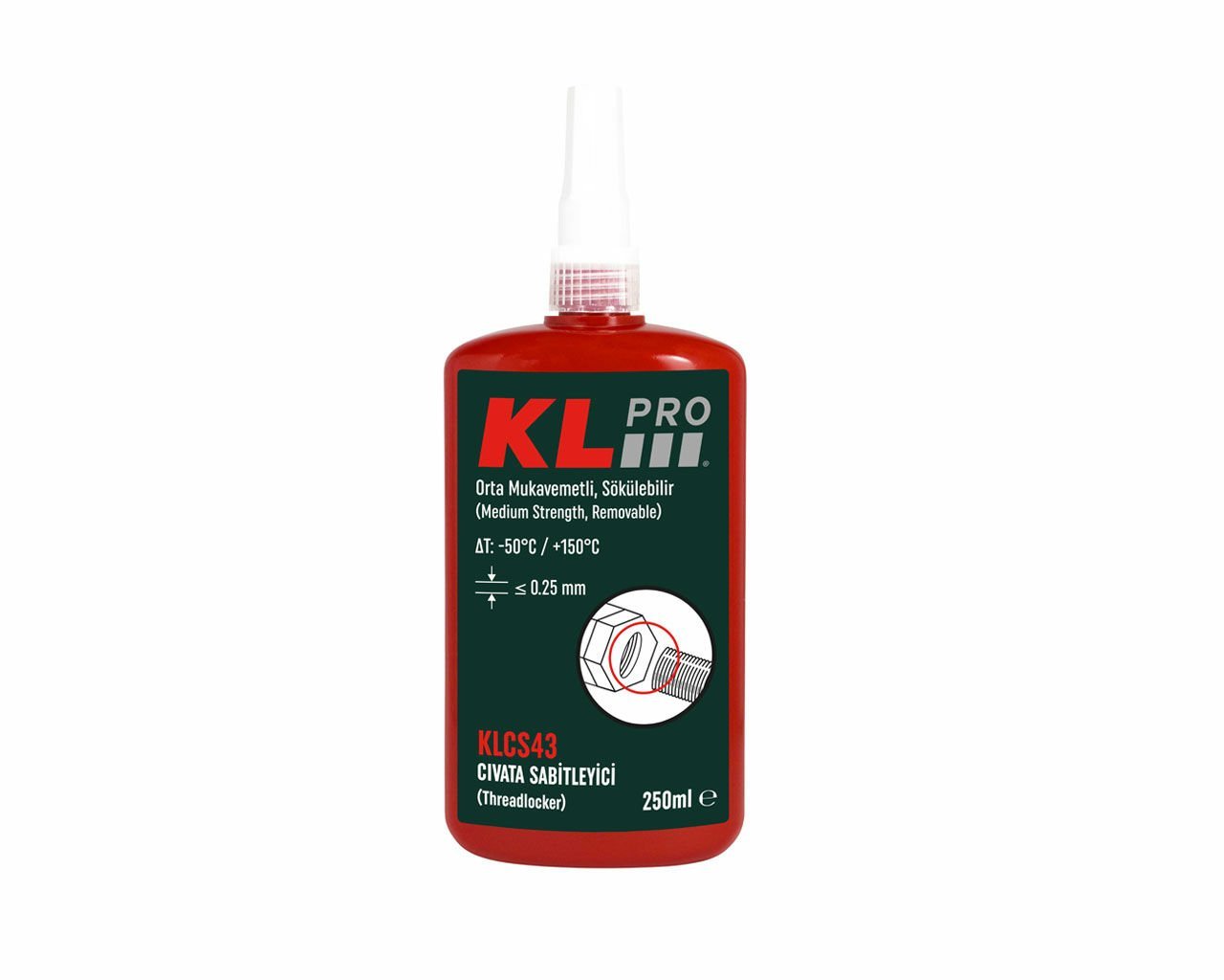 KL PRO KLCS43-250 Civata Sabitleyici 250 ml