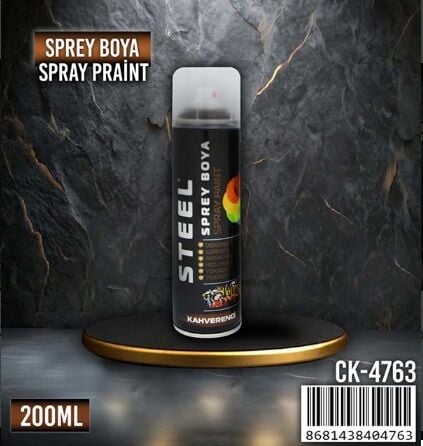  STEEL Sprey Boya Kahverengi 200 ML