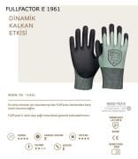 FULLFACTOR E 1961 L-NO:9 Kesilmeye Dayanıklı Eldiven 3/4 Kaplı