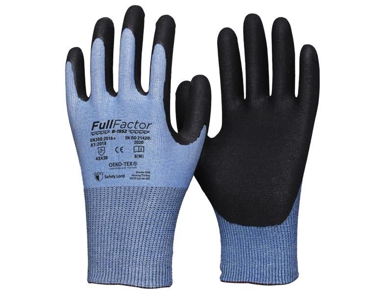 FullFactor C 1952 Kesilmeye Dayanıklı Eldiven S Beden, No:7