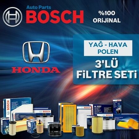 Honda Cr-V 1.6 I-Dtec Bosch Filtre Bakım Seti 2015-2020