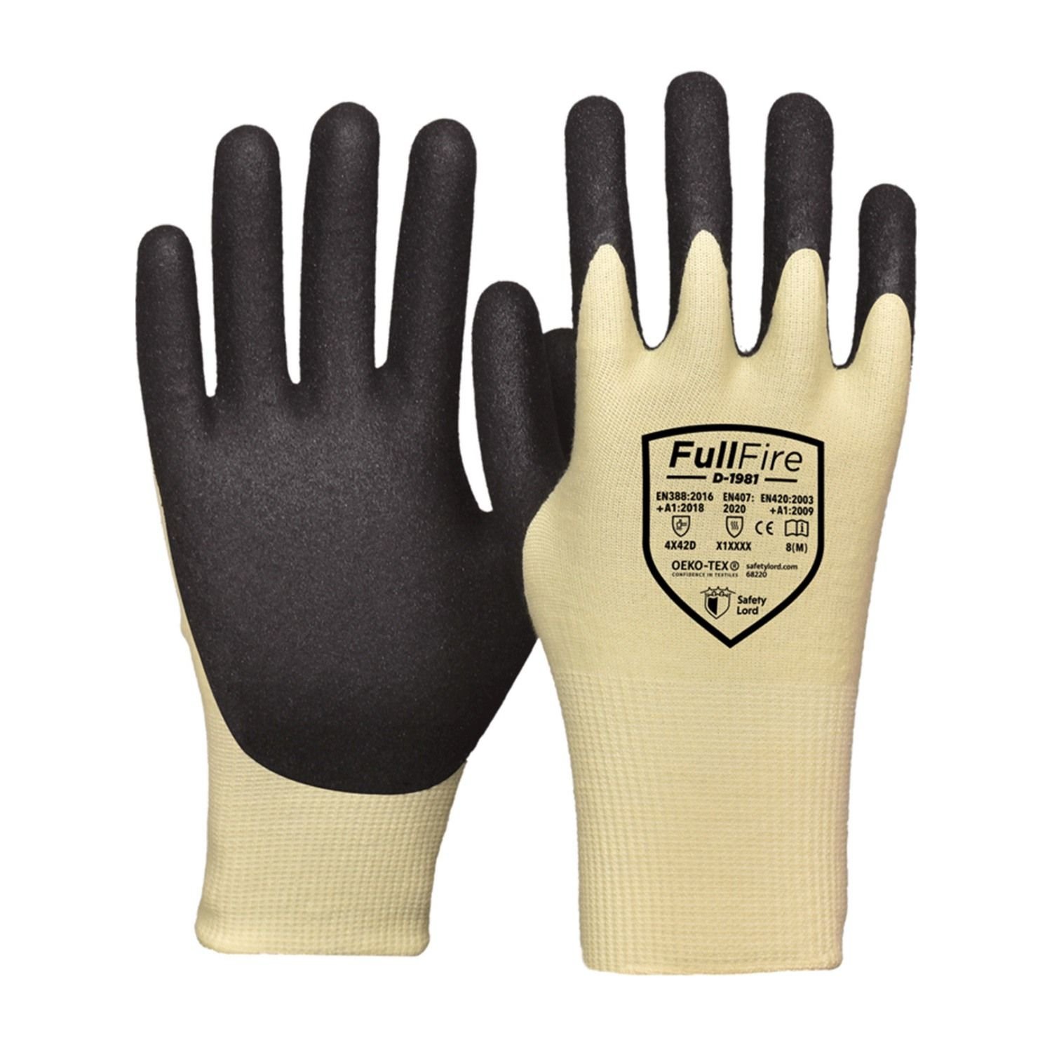 FULLFİRE D 1981 M-NO:8 Kesilmeye Isıya Dayanıklı Eldiven