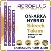 Aeroplus Kia Sportage Ön Arka Hybrid Silecek Takımı 2011-2015