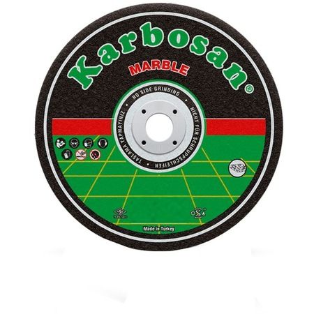 Karbosan 230x3.5x22.23 Bombeli Mermer Kesme Taşı