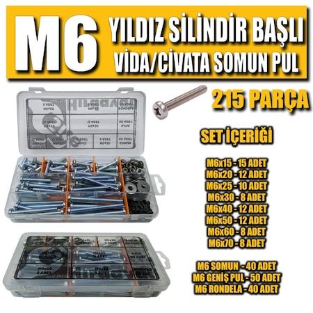 215 Parça M6 Ysb Vida Seti