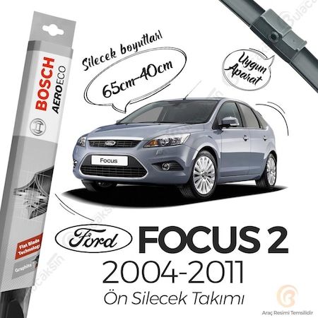 Ford Focus Muz Silecek Takımı 2004-2011 Bosch Aeroeco N11.3427