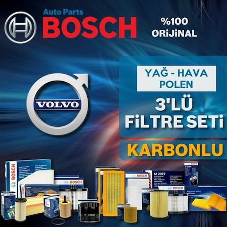Volvo S40 1.6 Dizel Bosch Filtre Bakım Seti 2007-2012