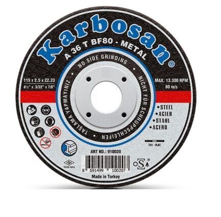 Karbosan 115x 1.0x22.23 İnce Metal Kesme Diski