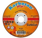Karbosan Cut & Cut Plus İnce Kesme Diski 115 x 1.6 x 22.23